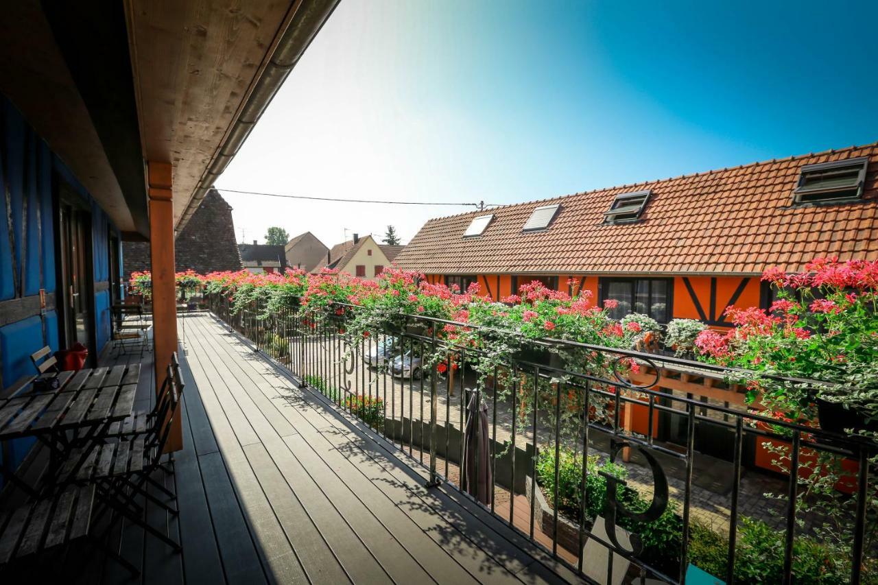 Les Granges De Jadis D'Alsace Lägenhet Holtzwihr Exteriör bild